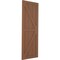 Ekena Millwork True Fit PVC Two Equal Panel Farmhouse Fixed Mount Shutters w/ Z-Bar, Burnt Toffee , 12W x 32H, PR TFP102FH12X032BT - alternate 7